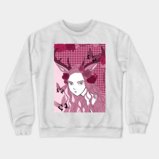 Jackalope Girl Crewneck Sweatshirt